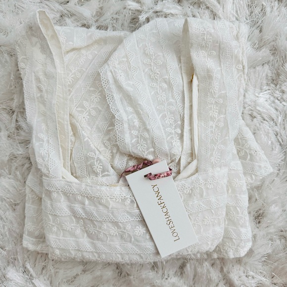 NWT LoveShackFancy Drella Mini Dress (Size 00) - Picture 8 of 11